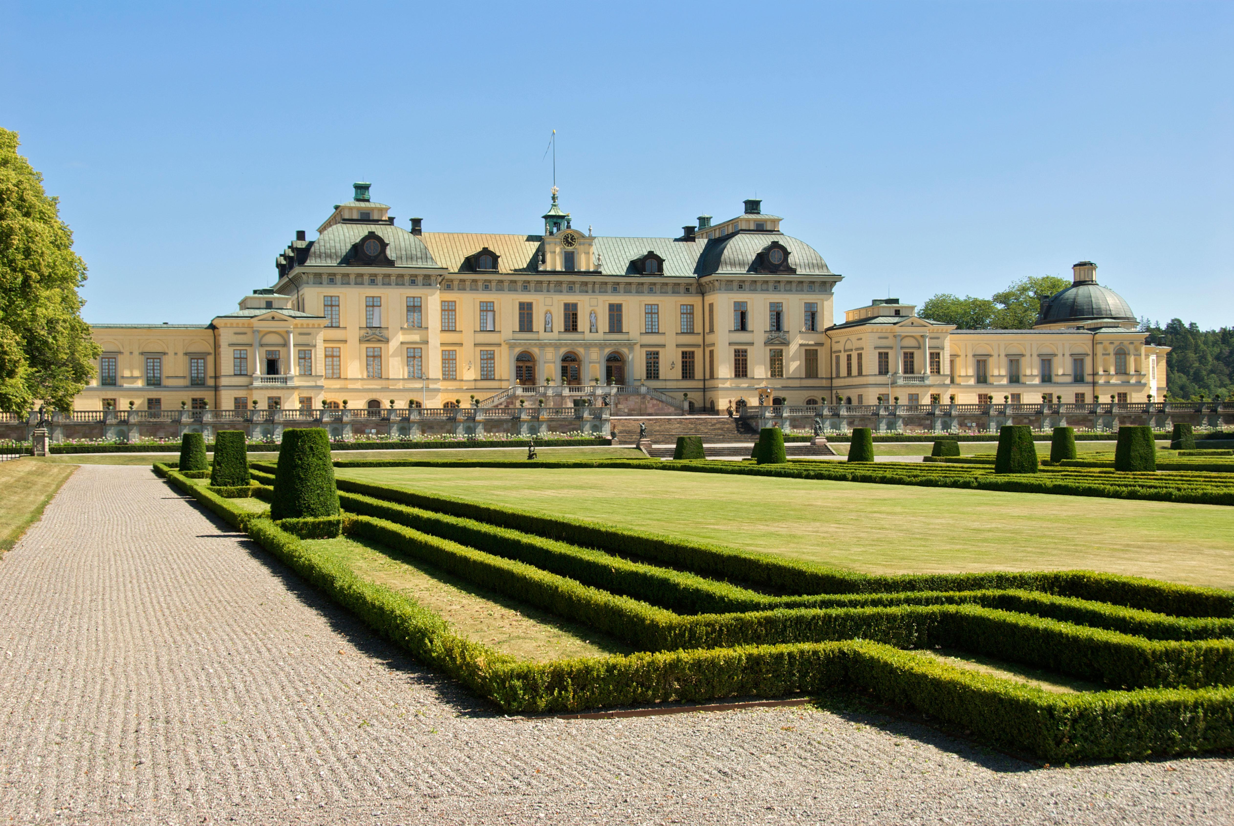 King Carl lives in the 17th-century Drottningholm Palace near Stockholm