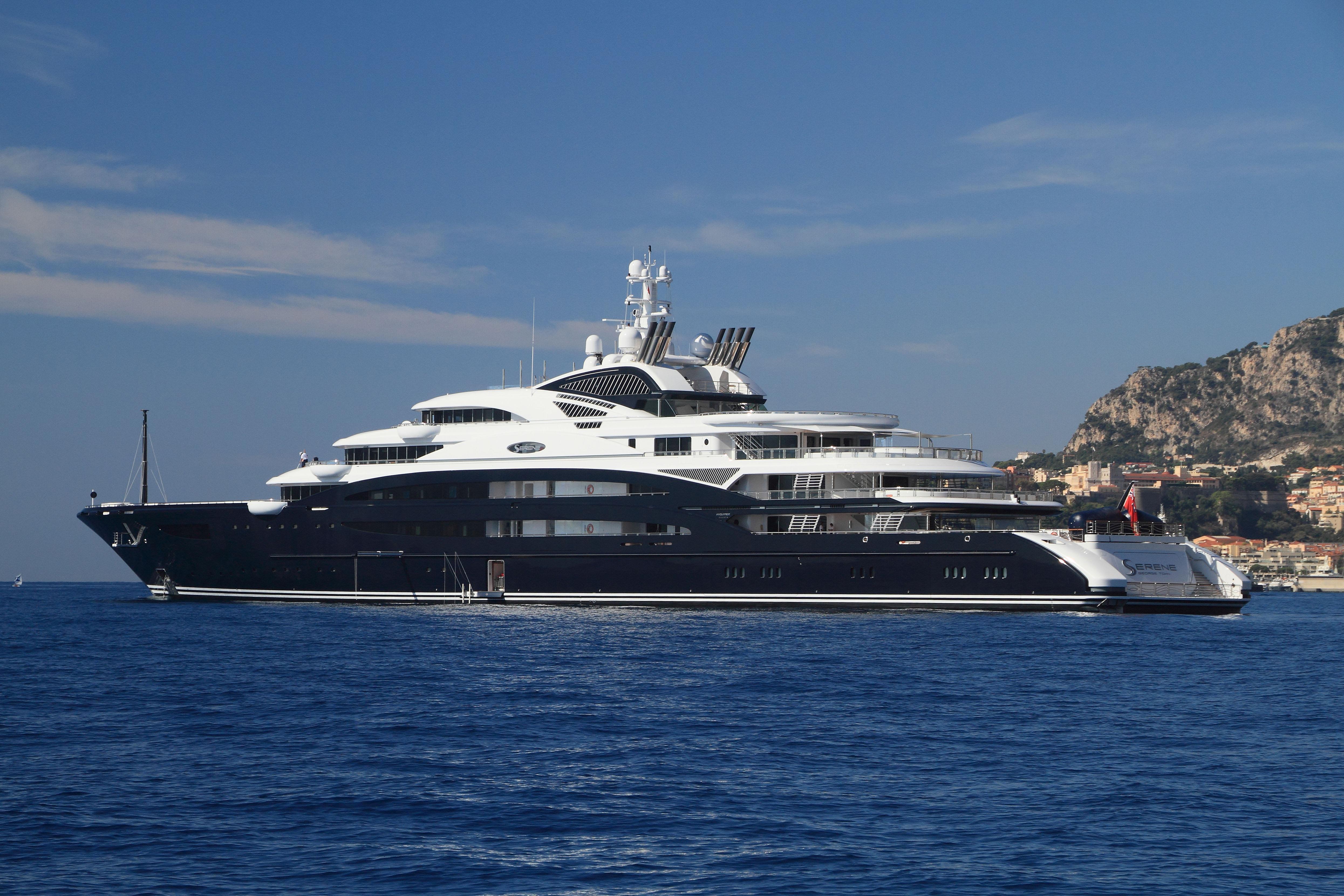 The Serene yacht is also owned by bin Salman and cost him £380m