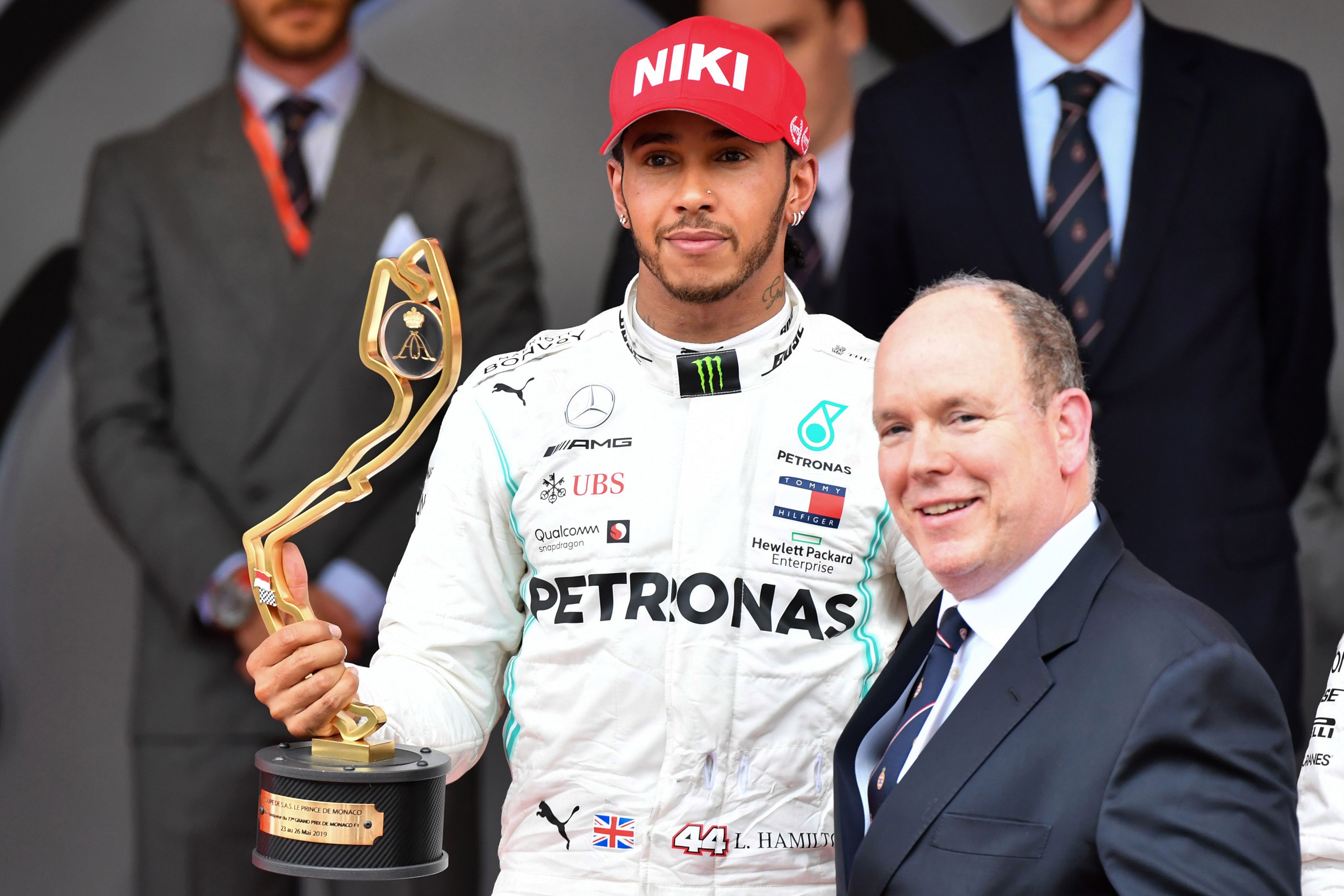 Prince Albert gets front row seats at the Monaco Grand Prix